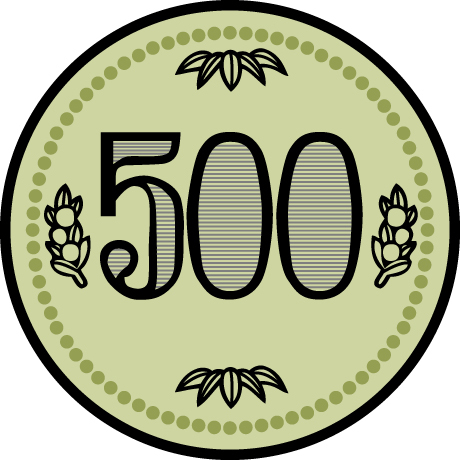500yen
